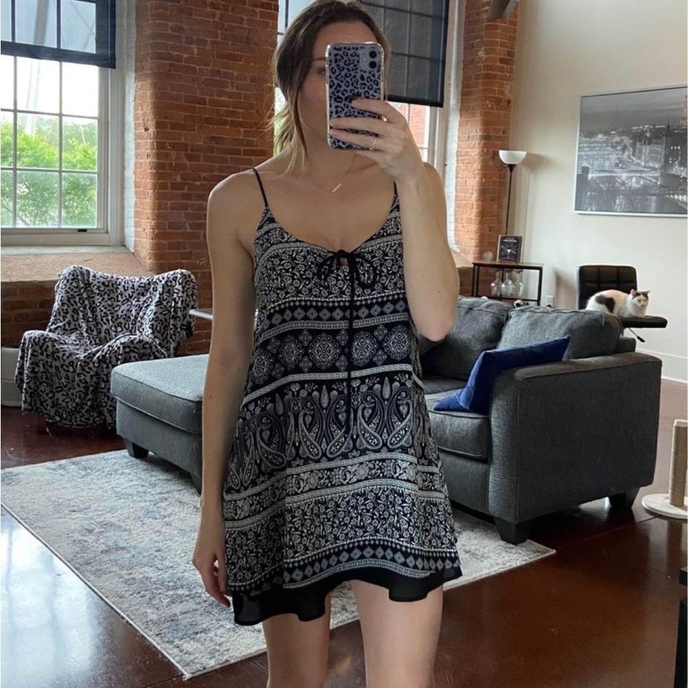 Lucy Love Black and White Dress